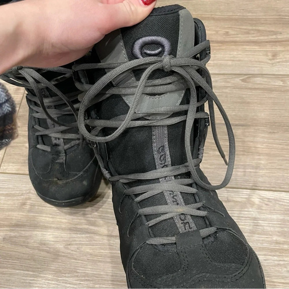 Aggression Black Men’s Snow Boots Size 8 - Picture 5 of 9